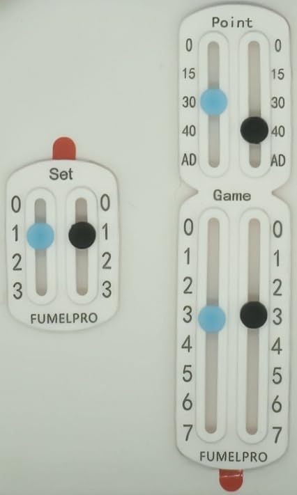 Score Keeper for Tennis Racket & Padel – Lightweight, Adhesive Tennis Score