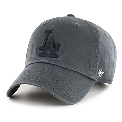 47 Los Angeles Dodgers Clean Up Charcoal Adjustable Dad Cap