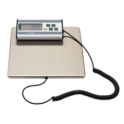 LEM Products 330 lb. Stainless Steel Digital Scale, Silver