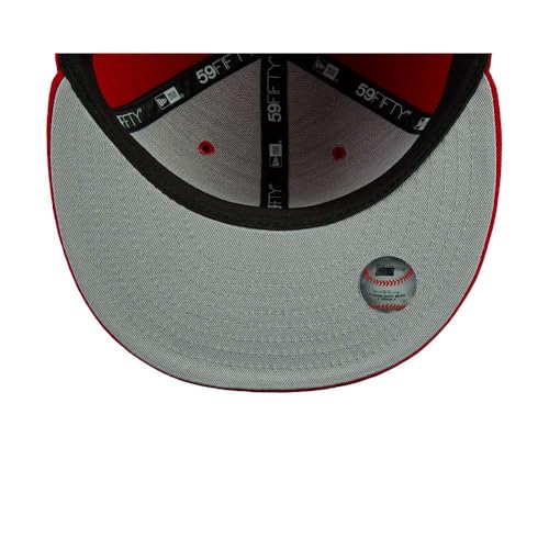 New York Yankees MLB Unisex Cap - Scarlet White 7 1/2 - New Era