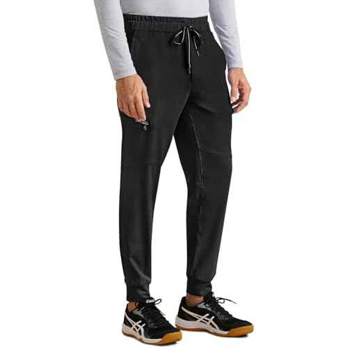 Healing Hands Men's Scrub Pant Nolen Jogger with 6 Pocket, Moisture Wicking, 360¡Æ Stretch & Recycled Fibers 9172
