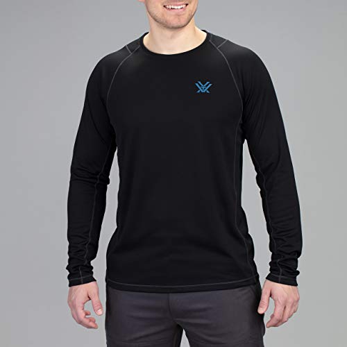 Vortex Men's Weekend Rucker Long Sleeve Shirts - Moisture Wicking, UPF Sun Protection, Stain Release Technology