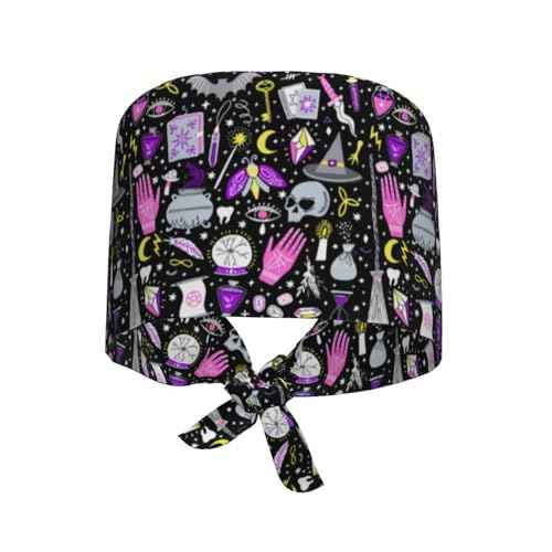 LGBT Pride Transgender Pride Breathable Scrub Hat for Nurses & Doctors Adjustable Working Cap with Moisture-Wicking Fabric