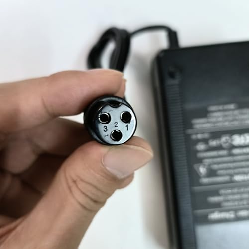 60V Electric Scooter Charger 3-Prong Connector for Yume, Kaabo, Wolf Warrior, VSETT & More