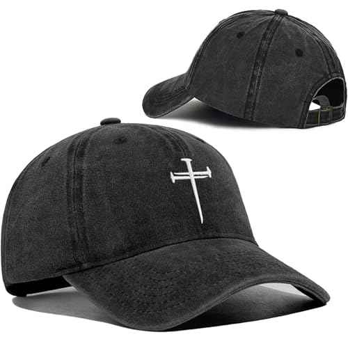 Christan Jesus Cross Baseball Cap Embroidered Dad Hat