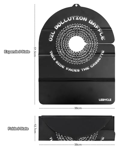 Bike Disc Brake Cover - Foldable Grime Guard for Bicycle Cleaning and Protection