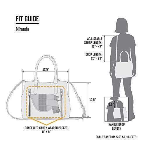 Browning Concealed Carry Purse, Premium Holstered Handbag with Safety Locking Option