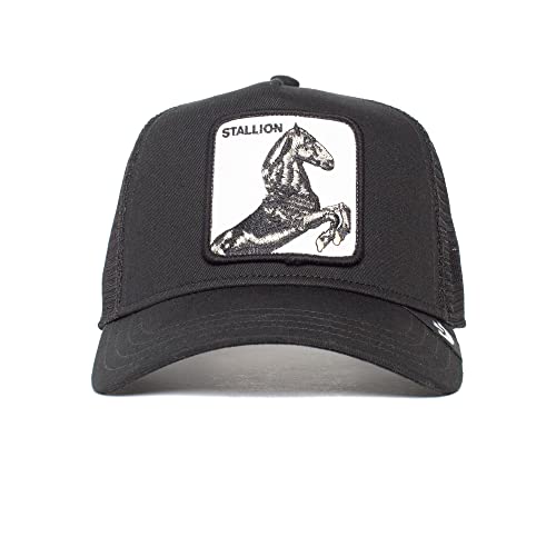 Unisex Adjustable Snapback Trucker Hat - Black, One Size