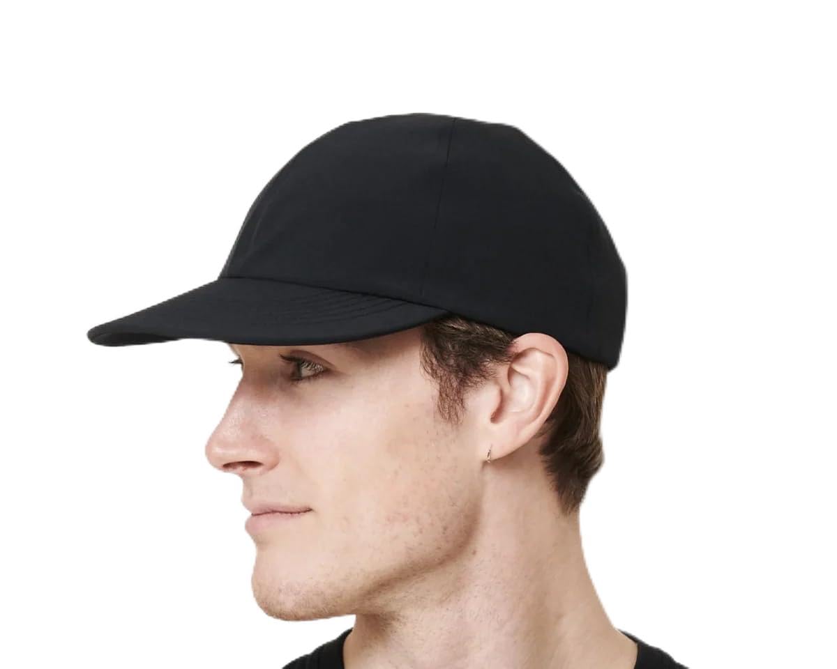 Captain Cory Lightweight Cotton Baseball Cap for Men & Women – Adjustable Back Strap, Wide Brim Sun Hat, Plain Black Cap for Daily Wear, DIY & Custom Design