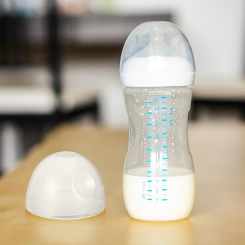 8-Pack Baby Bottle Caps for Philips Avent Glass Bottles Leak-Proof Food-Grade