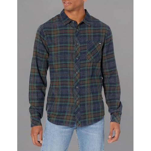 Billabong Men's Classic Long Sleeve Flannel Shirt