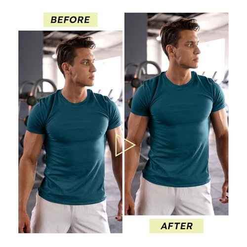 Adamson - Nipple Covers for Men - 100Pcs (50 Pairs) ? Mens Nipple Cover Hider for Running, Fitness, Undershirt ? Anti-Chafing, Sweat-Proof, No Show ? 25 Beige + 25 White