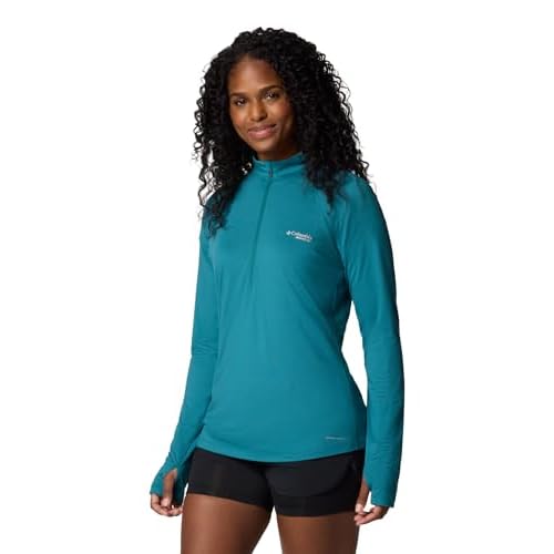 Columbia Womens Endless Trail Half Zip Mesh Long Sleeve