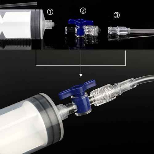 COTOUXKER Tubeless Sealant Injector, Bike Tire Sealant Injector Syringe 2 Ounces with Valve Core Removal Tool for Bike