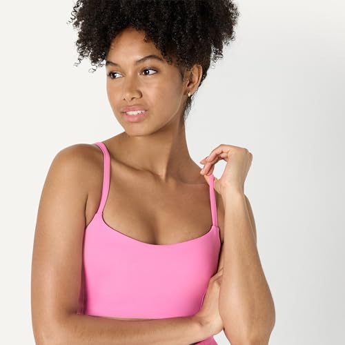 Women's Active FormFlex Sports Bra - Pink, Medium, Removable Cups