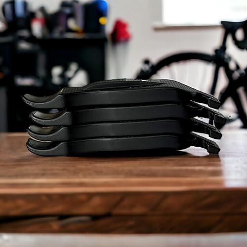 Bike Tire Levers Set of 4 for Road Mountain BMX Bikes - Heavy-Duty & Ergonomic