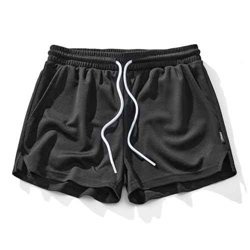 AIMPACT Mens Mesh Running Shorts 3 Inch Quick Dry Gym Athletic Workout Shorts for Men with Pockets