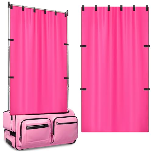 Red Privacy Curtain for Dance Bag 59 x 31.5 Inches Portable Changing Room