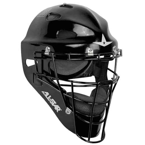 ALL-STAR MVP2300SP MVP Players Series Catchers Helmet Size: Adult, Color: Black
