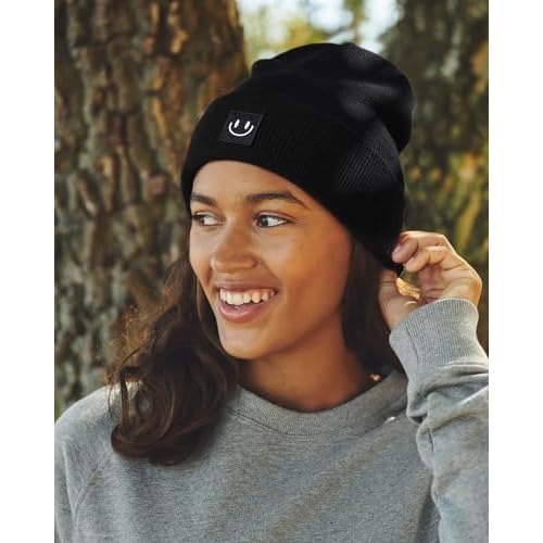 FURTALK Unisex Beanie for Women Men Knit Cuffed Winter Hats Soft Warm Cute Ski Skull Caps