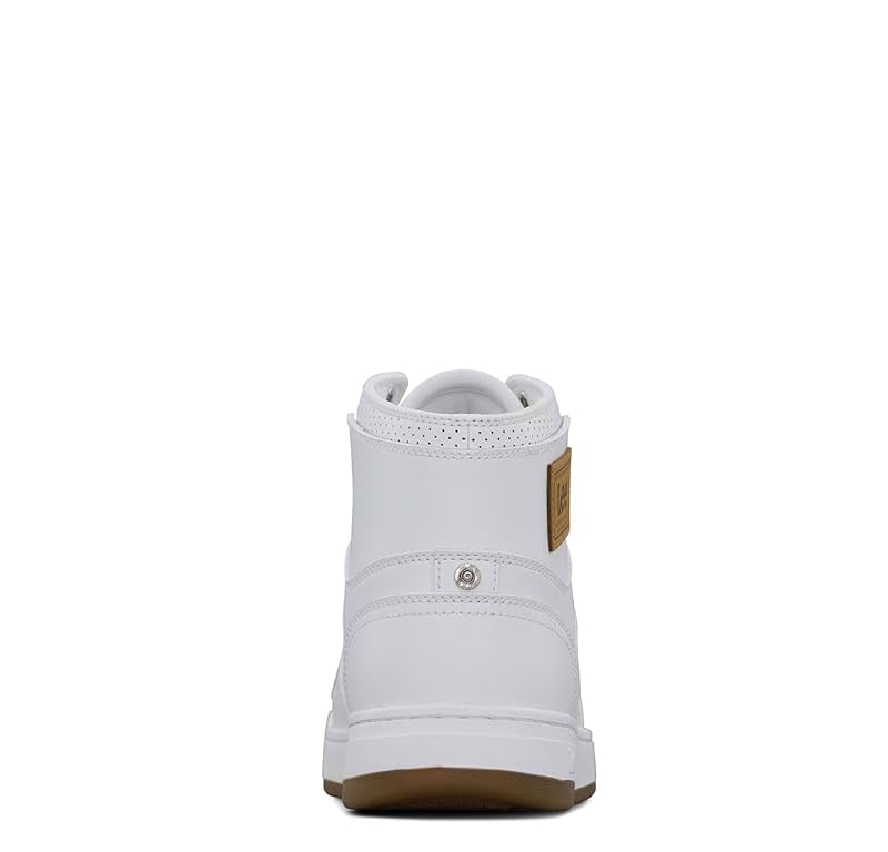 Lee Men’s Daybreaker Hi Retro Court Sneaker White Mono/Gum