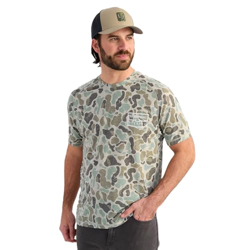 Men's Lightweight Short Sleeve Fishing Shirt with UPF Sun Protection - X-Large Volcanic Ash