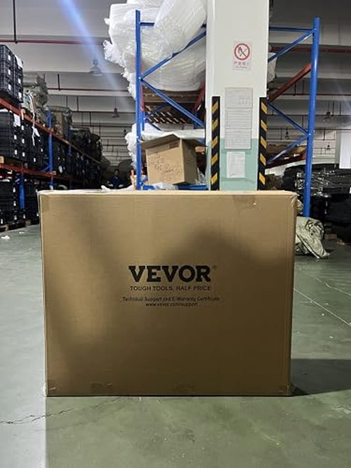 VEVOR Bike Cargo Trailer, 160 lbs Load Capacity, Heavy-Duty Bicycle Wagon Cart, Foldable Compact Storage & Quick Release with Universal Hitch, 16" Wheels, Safe Reflectors, Fits 22"-28" Bike Wheels