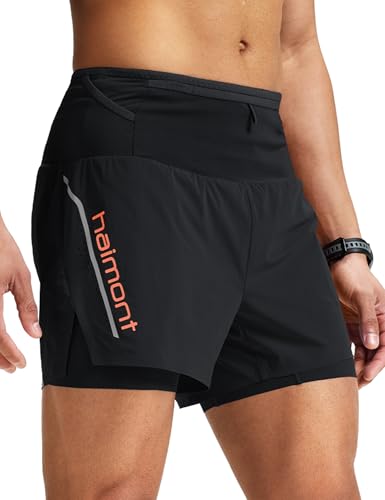 Men's 4-Inch Trail Running Shorts with Compression Liner
