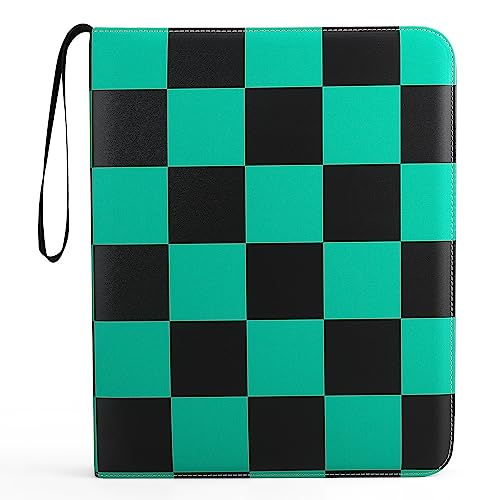 VEELAM 9 Pocket Trading Card Binder for 900 Cards - Green & Black