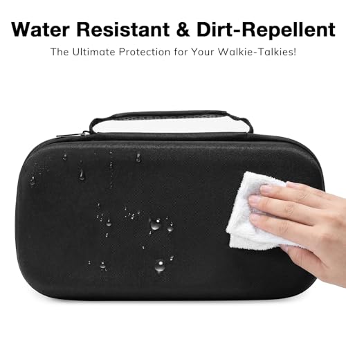 Walkie Talkie Carrying Case with Custom Foam Fit for Two-Way Radios