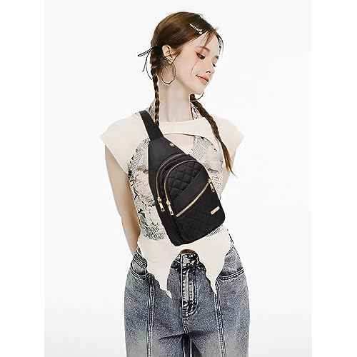 Crossbody Small Sling Backpack Sling Bag for Women, Chest Bag Daypack Crossbody for Travel Sport Running Hiking