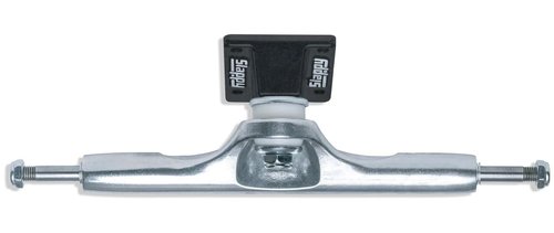 Slappy x Heroin Skateboard Trucks ST1 Hollow Wide Boys 11.0" Silver/Black Pair