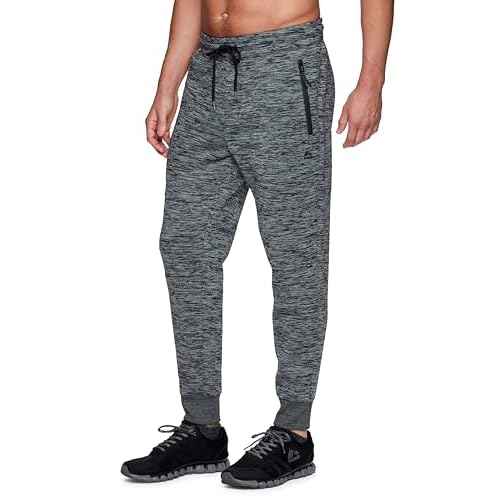 RBX Active Men's Performance Stretch Fleece Lined Jogger Sweatpants with Pockets