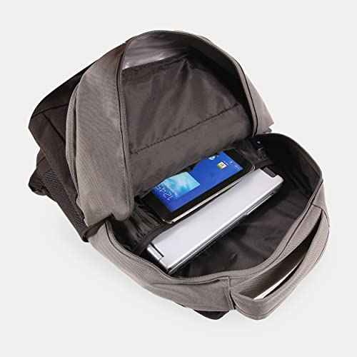 NAUTICA Backpack, Grey Black, 18"
