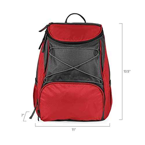 PICNIC TIME Coca-Cola Emoji PTX Backpack Cooler, Soft Cooler Backpack, Insulated Lunch Bag, (Red with Gray Accents)