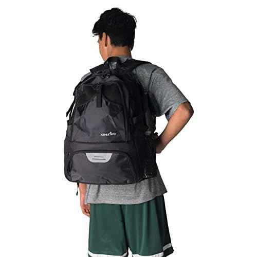 Athletico National Soccer Bag - Backpack for Soccer, Basketball & Football Includes Separate Cleat and Ball Holder