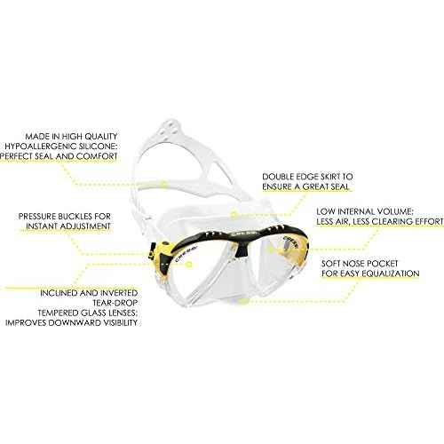 Cressi Matrix, clear/yellow [DUPLICATE]