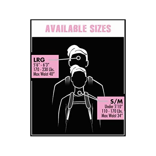 Muddy Women's The Safeguard Treestand Safety Harness Nylon Black and Pink