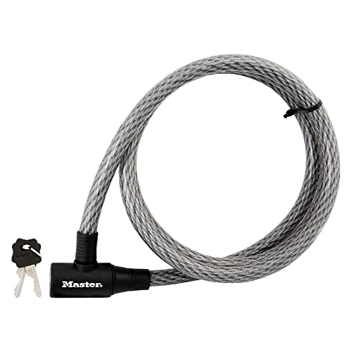 Master Lock Cable Lock Keyed Bike Lock 6 Ft. x 5/8 Inch Vinyl Coated