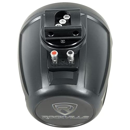 Rockville UT525B 5.25" Marine UTV/ATV Rollbar Wakeboard Tower Speakers, 280W Peak/70W RMS, IPX6 Waterproof, Swivel Mount, for Off-Road and Boat Use