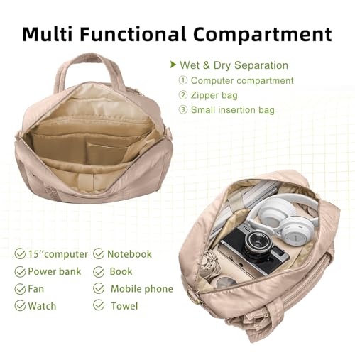 Tennis Bag for Women with Racket Compartments & Travel Organization