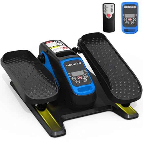 Under Desk Elliptical Machine, Electric Ellipse Leg Exerciser for Senior, Quiet and Small Electric Seated Pedal Exerciser for Home with Remote Control and 12 Adjustable Speeds