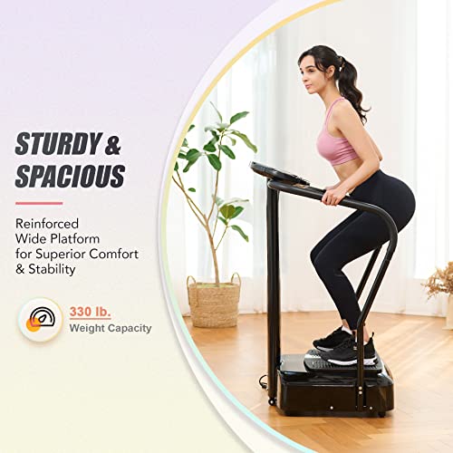 2000W Whole Body Vibration Platform Exercise Machine with MP3 Player (180 Speed Levels Platform)