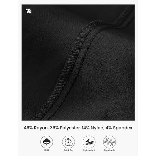 TBMPOY Women's Capri Pants Lightweight Quick Dry Hiking Cargo Pockets Casual Water Resistant Travel Cropped Cotton