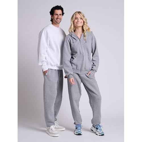 Russell Athletic Men's Dri Power Fleece Elastic Bottom Sweatpants, Relaxed Fit, Moisture Wicking, with or Without Pockets