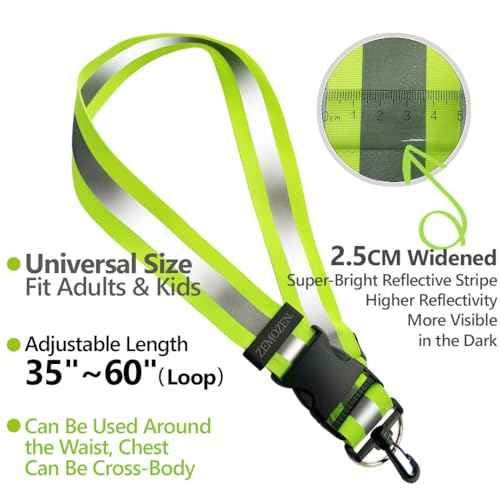 Reflective Sash for Walking at Night - Replaces Reflective Vest Safety Vests Reflective Running Vest - Reflective Running Gear Reflective Belt Night Walking Running Reflective Gear for Walking Biking