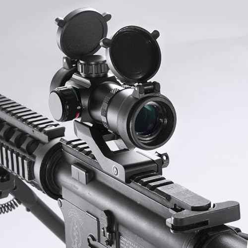 Barska Red Dot Sight ? Compact Reflex Optic Scope with Adjustable Brightness for Rifles, Shotguns, Handguns, and Crossbows