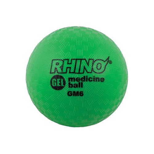 7 LB Green Gel Filled Medicine Ball for Strength & Rebounder Training