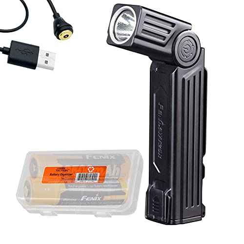 Fenix WT25R 1000 Lumen Rechargeable Handheld Worklight Magnetic Pivoting Flashlight with Backup Battery and Organizer