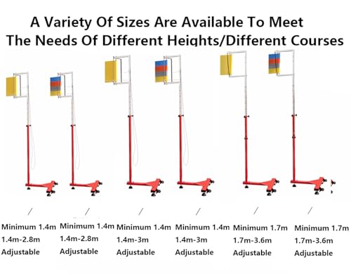 Jump Tester Equipment，Vertical Jump TesterAdults Vertical Jump Tester, 1.7-3.6m Adjustable Vertical Jump Trainer for Basketball, Youth Vertical Jump Tester Measurer Pole, Jump Power Measurin